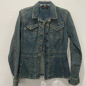 Fitted jean jacket-small